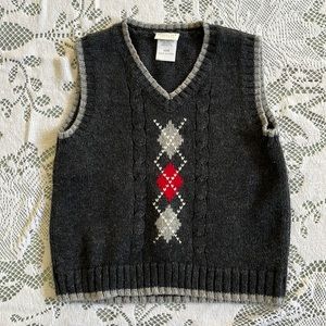 Toddler Boy’s Vest Argyle Size 18 months